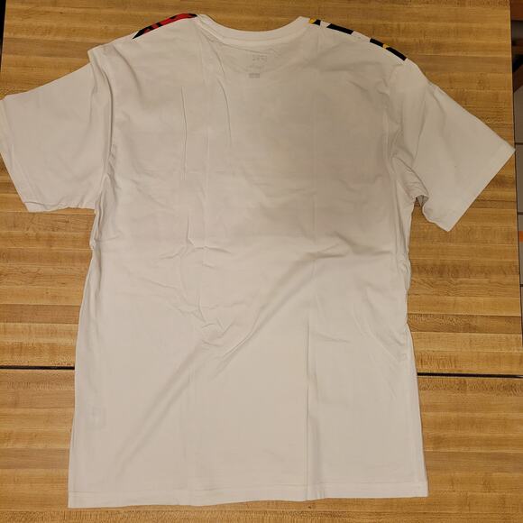 SPRZNY Keith Haring Graphic T-Shirt Men's Medium White Short Sleeve USA Flag - Picture 3 of 6